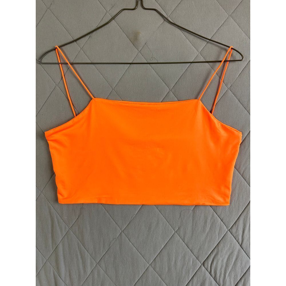 No Brand Crop Tops‎ Women's Extra Large Neon